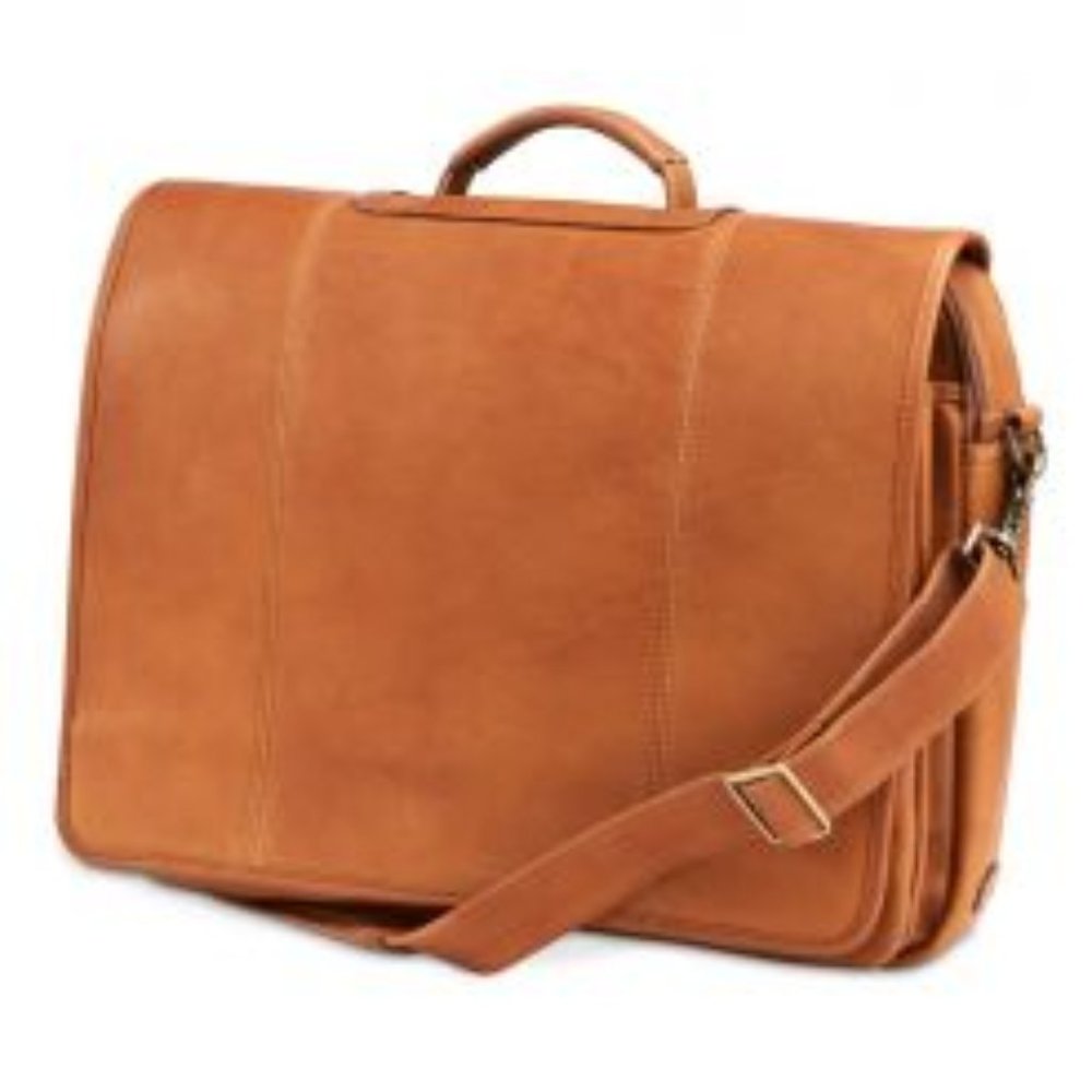 Dilano Dorado leather laptop messenger bag/brief